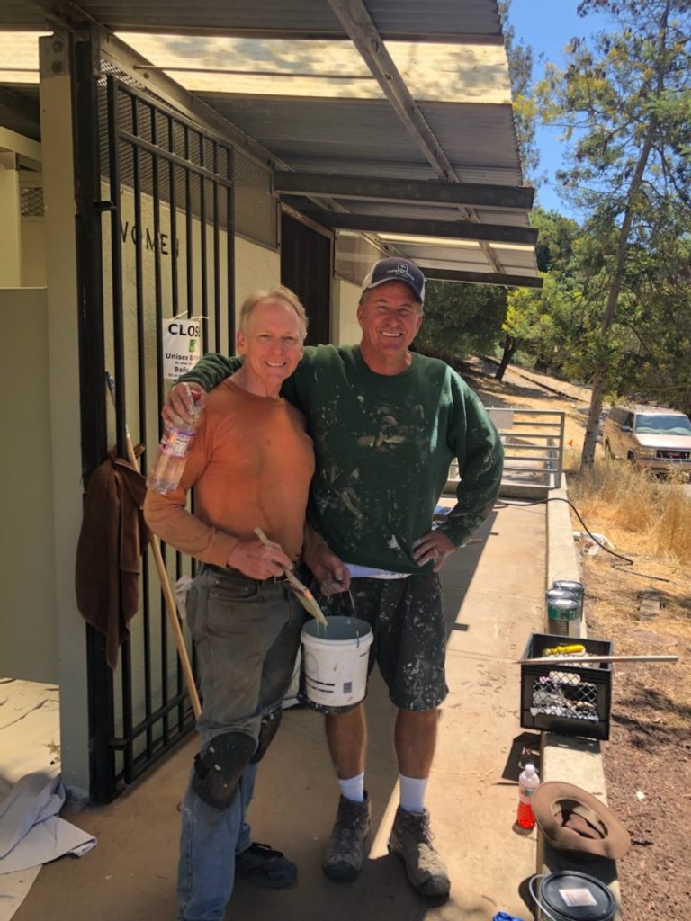 Painting the Cascade Bathroom